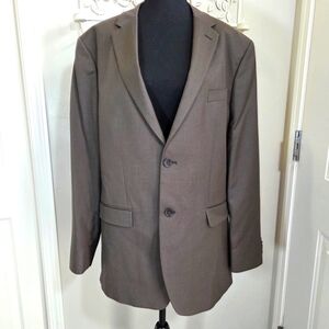 Banana Republic 100 % Wool Men's Brown Blazer Size 46R